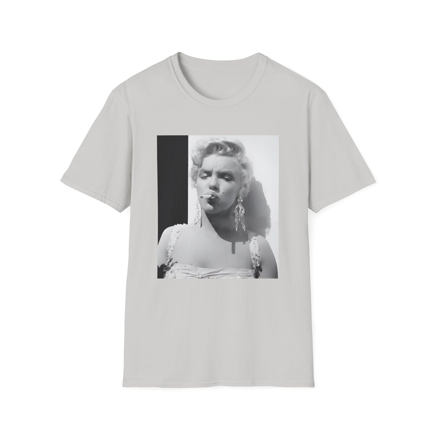 marilyn monroe smoking a cigarette tshirt
