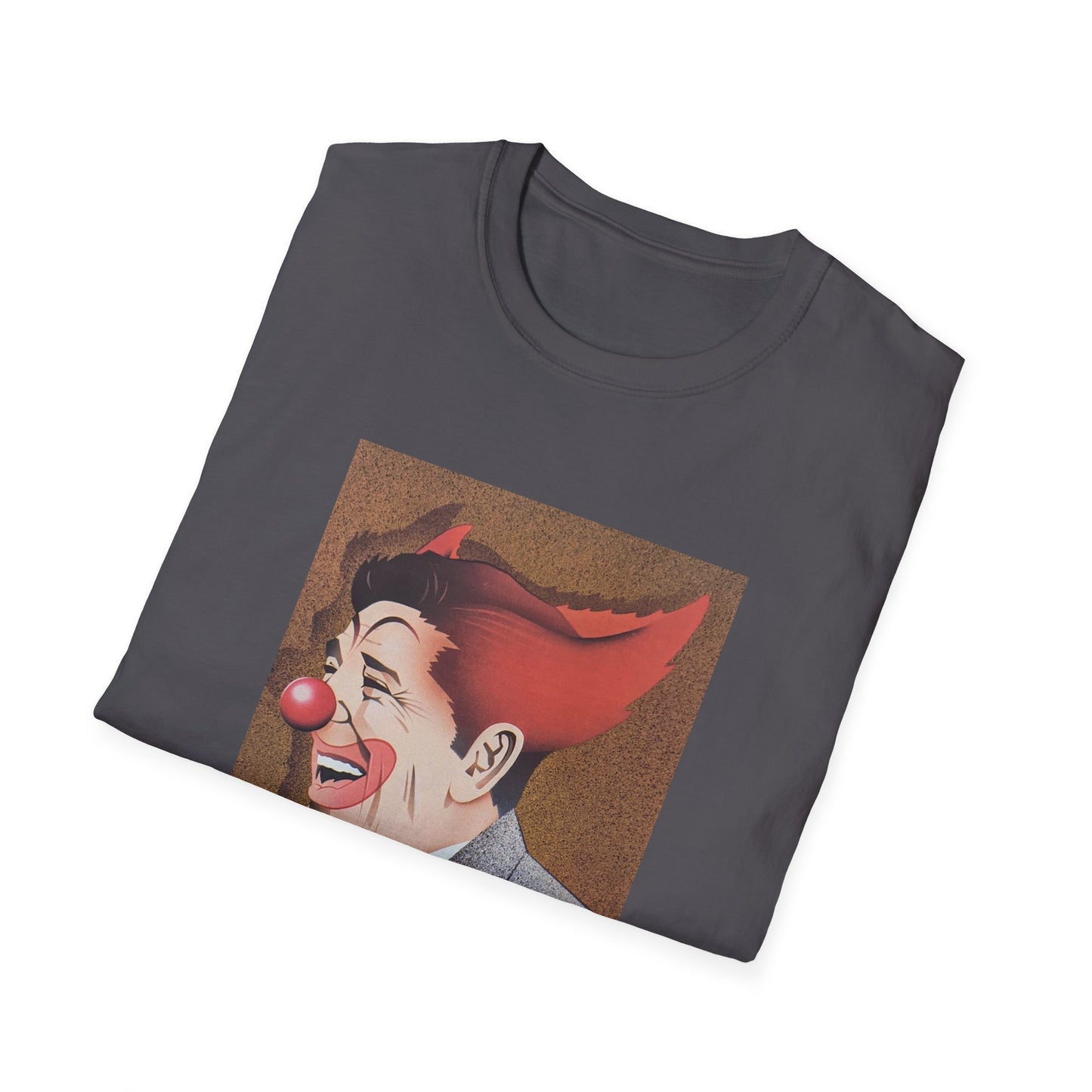 ronald reagan 40th us president clown tshirt