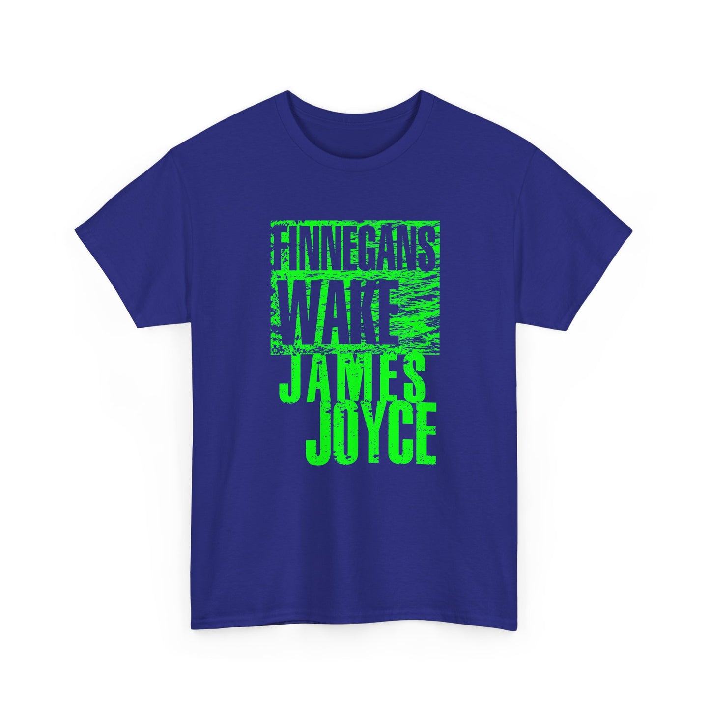 james joyce finnegans wake in green tshirt