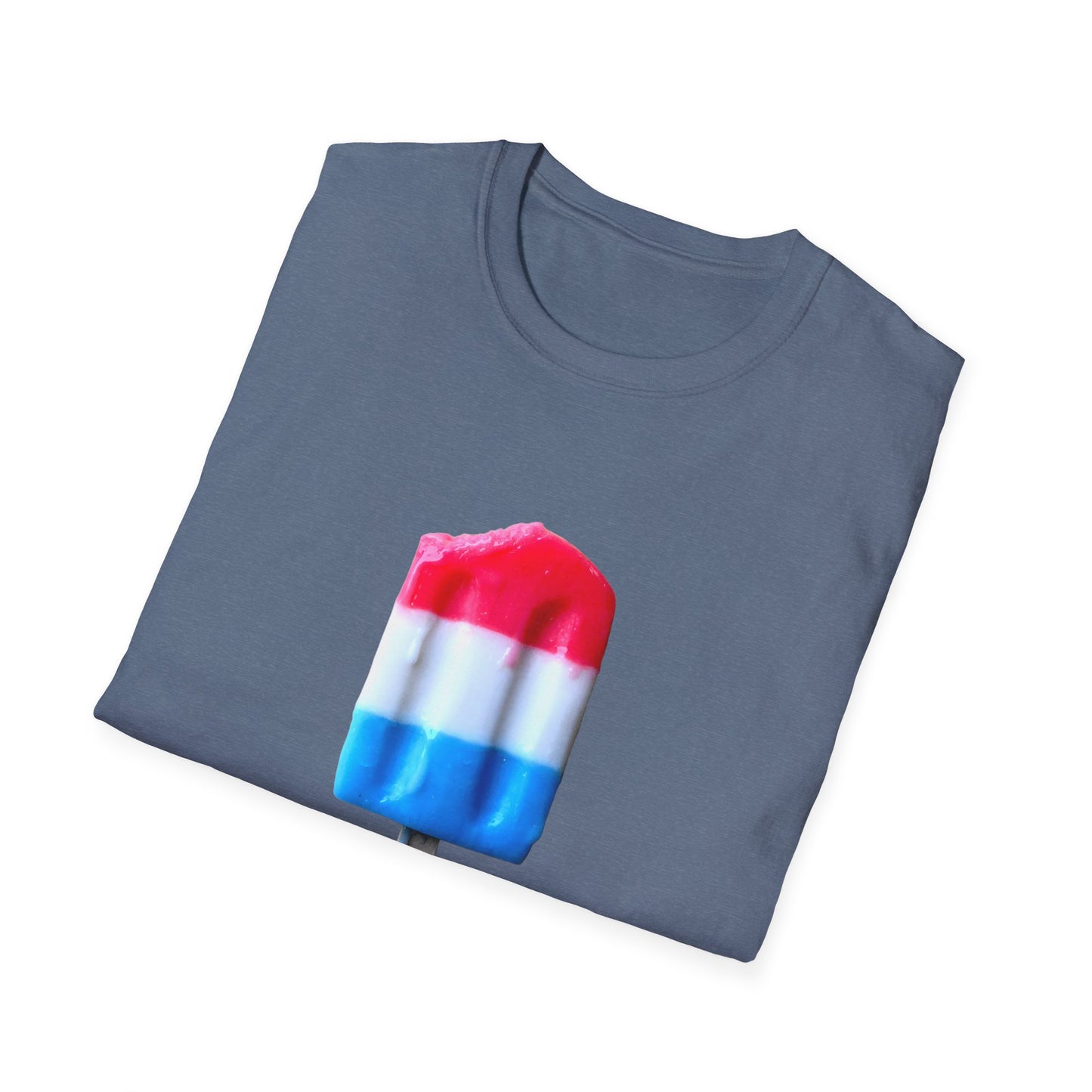 classic red white blue popsicle tshirt