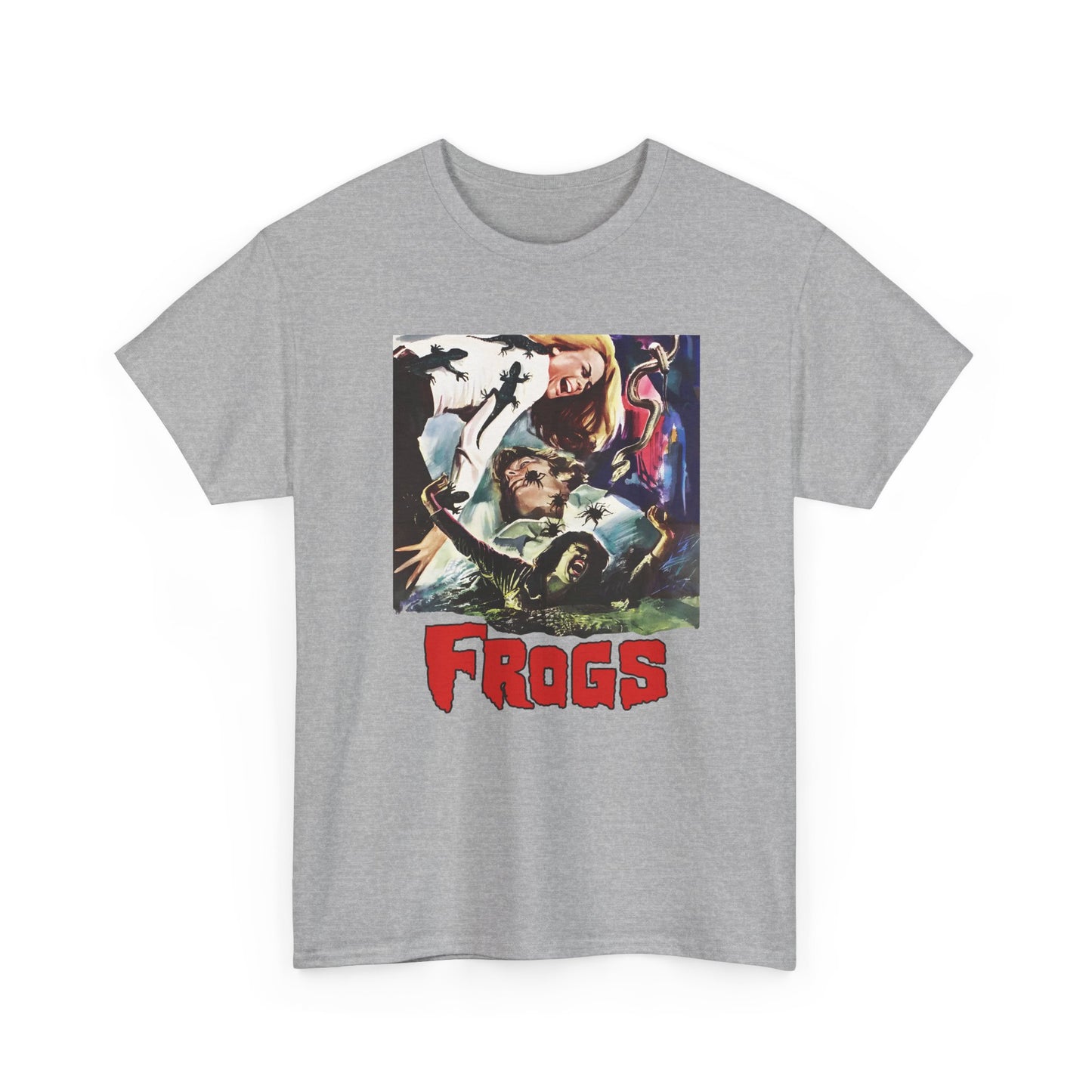 1972 eco horror movie frogs italian poster custom edit tshirt