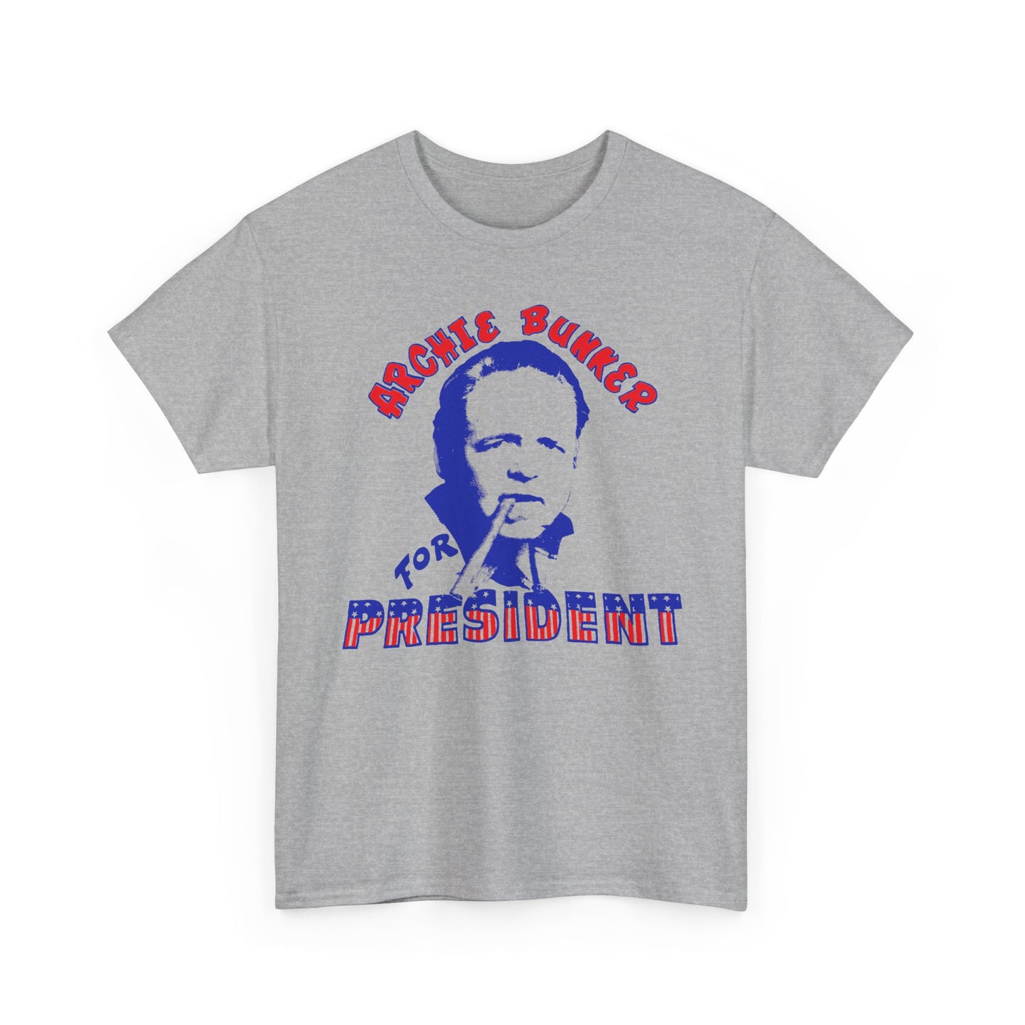 vintage archie bunker for president reproduction tshirt