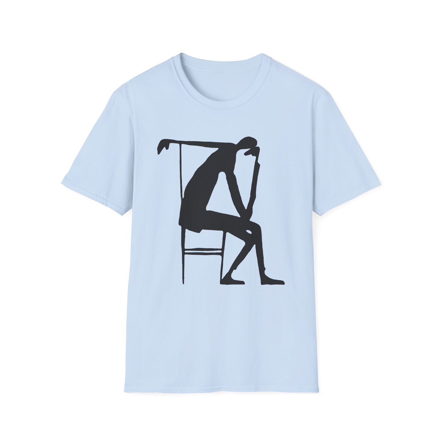 early 1900s sketch india ink on paper by franz kafka the thinker tshirt
