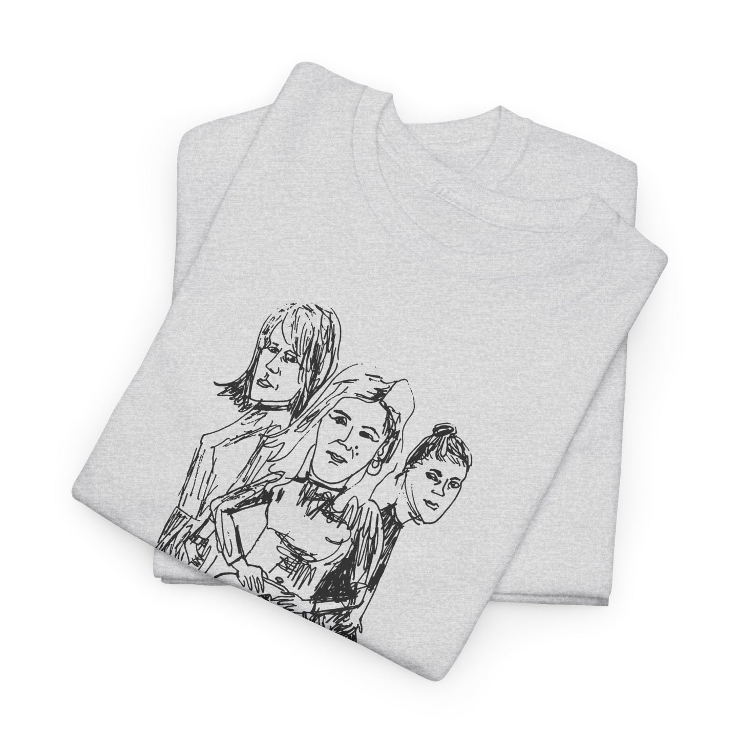 the delmonas medway garage punk fan art sketch tshirt