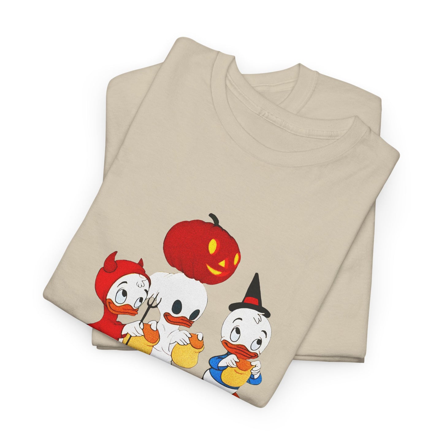 1982 huey dewey and louie halloween cartoon alternate reproduction tshirt