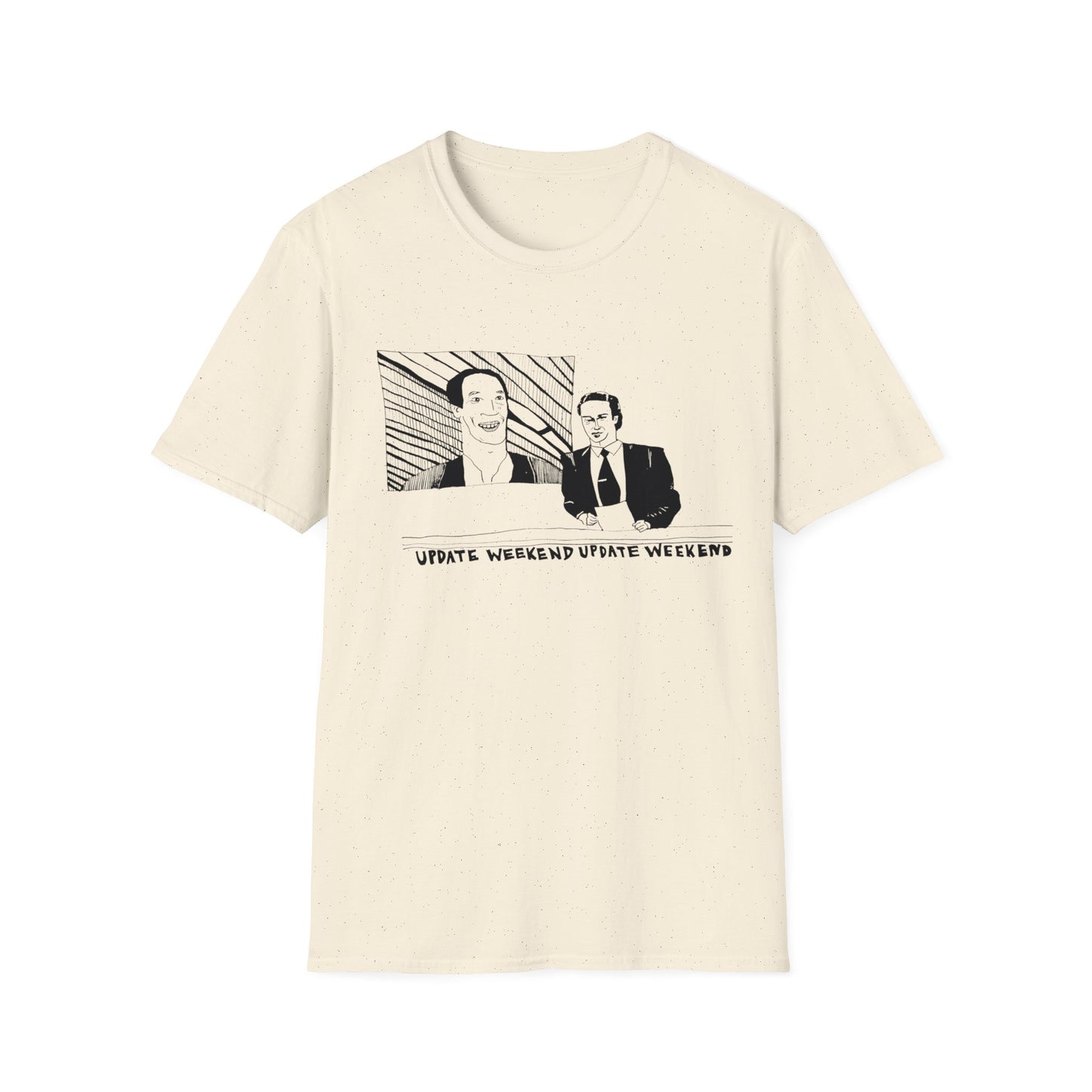 original drawing of the time norm macdonald got fired from snl for oj jokes fan art tshirt