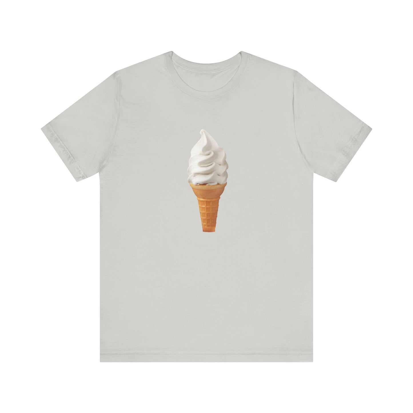 soft vanilla ice cream cone tshirt