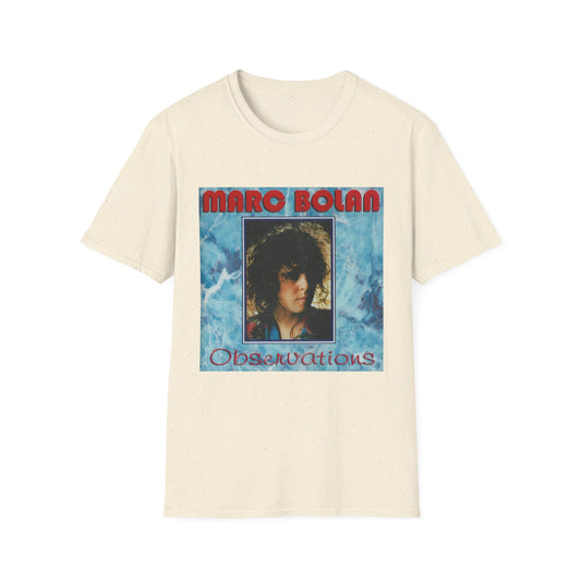 marc bolan 1992 observations album tshirt