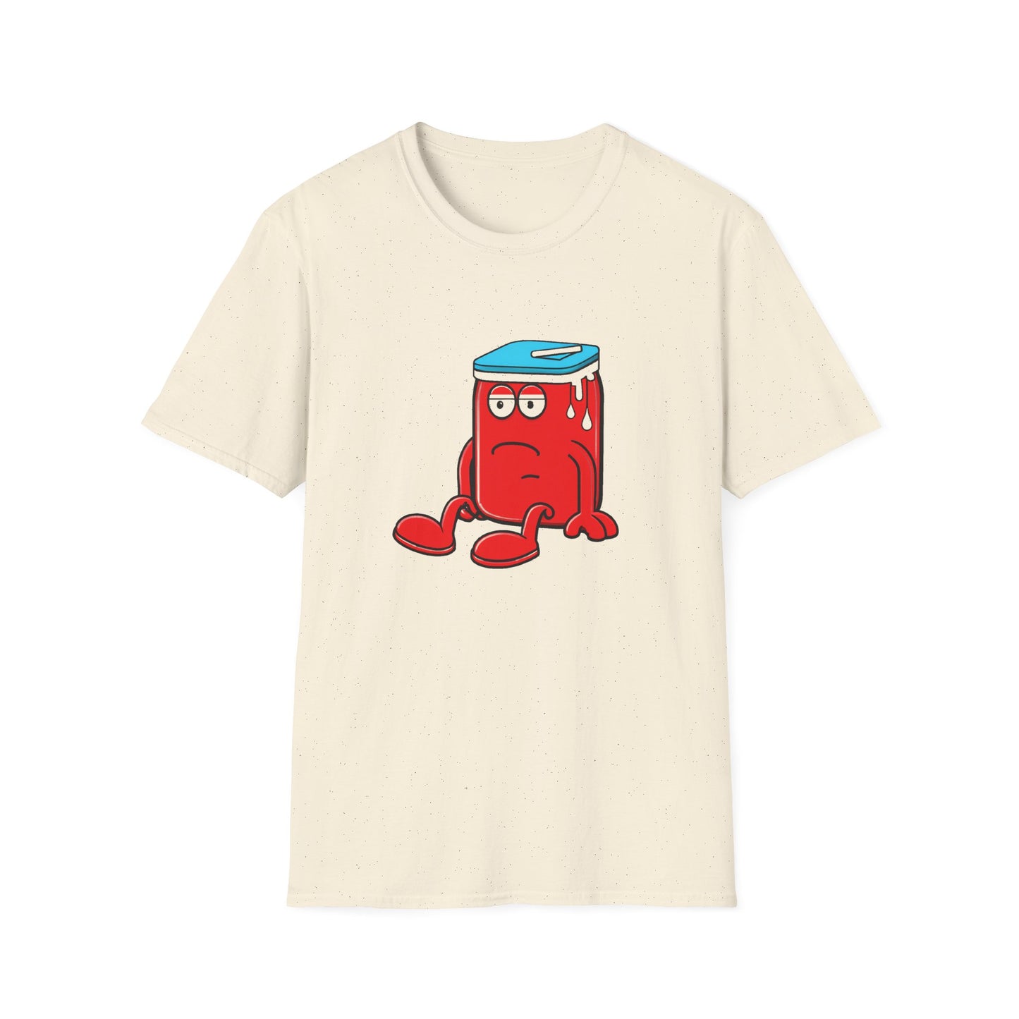 sad wanna be kool aid man juice guy tshirt