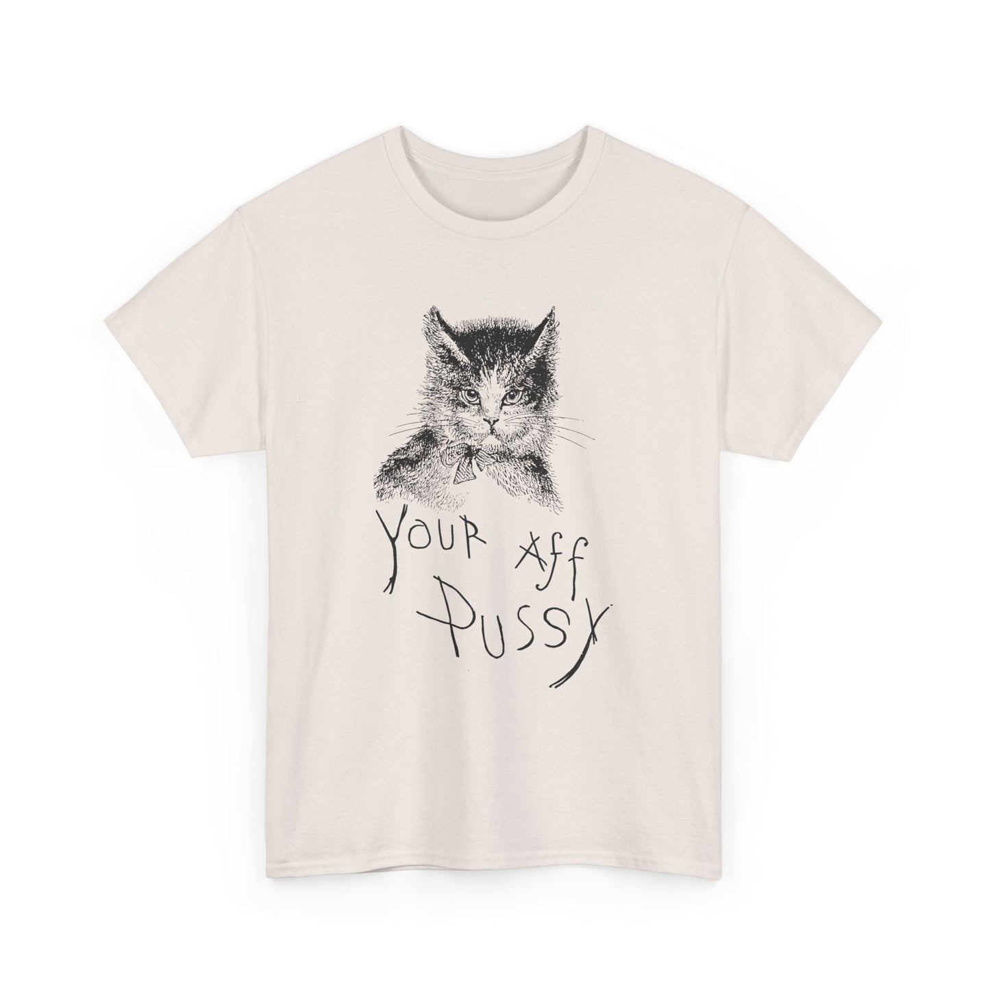 1879 letters from a cat by helen hunt jackson your affectionate pussy cat drawing by addie ledyard reproduction tshirt