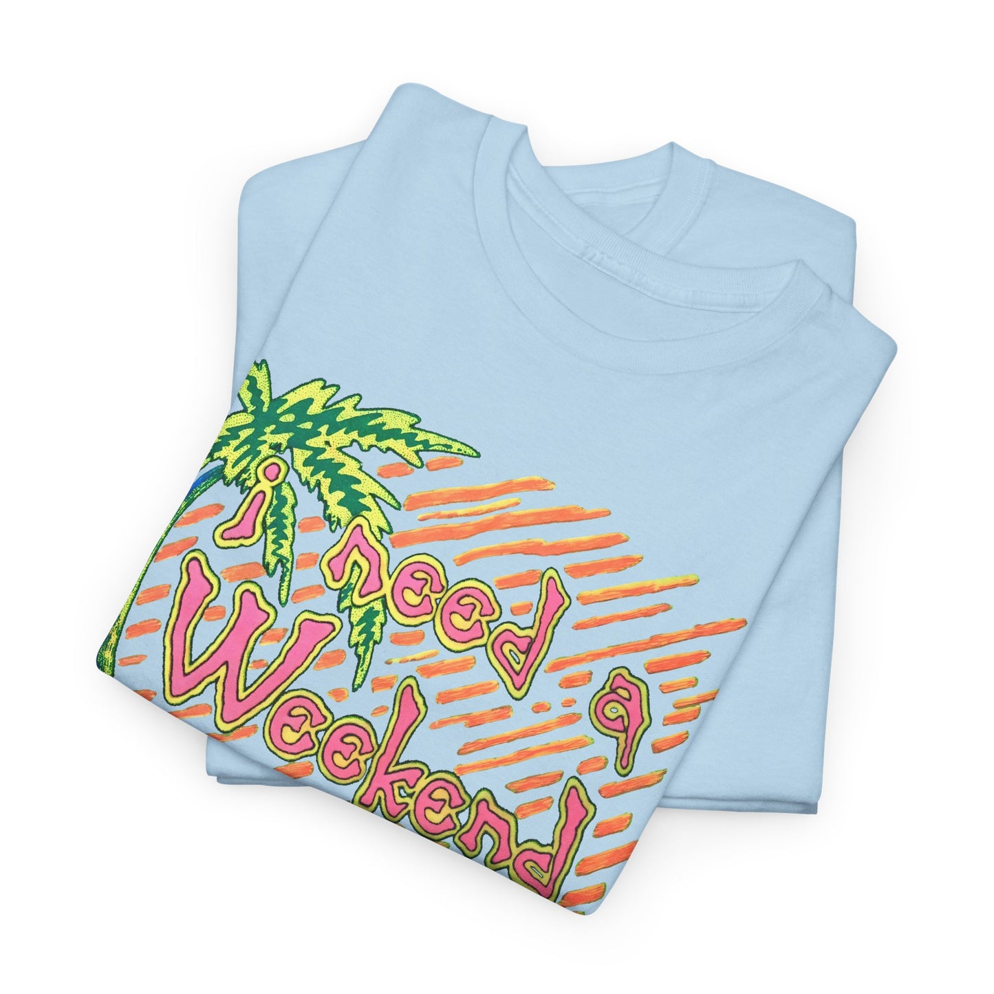 vintage 90s i need a weekend graphic custom reproduction tshirt