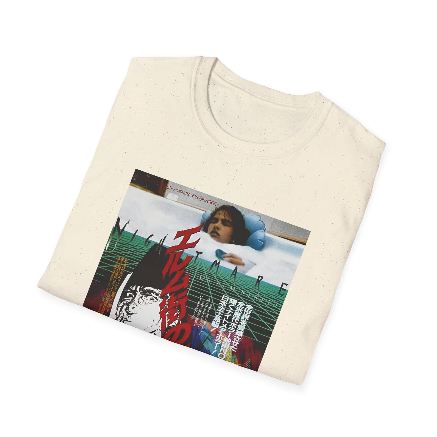 1986 japanese movie poster for nightmare on elm street 1984 tshirt