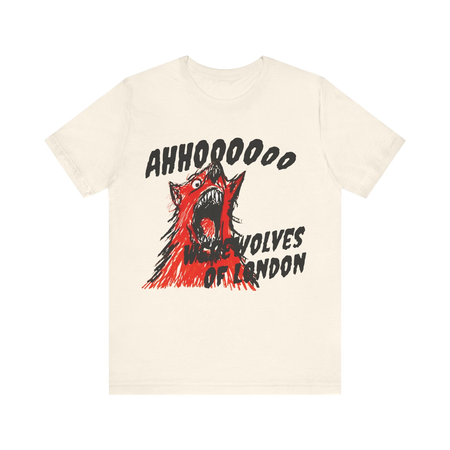 ahoooooo werewolves of london werewolf tshirt