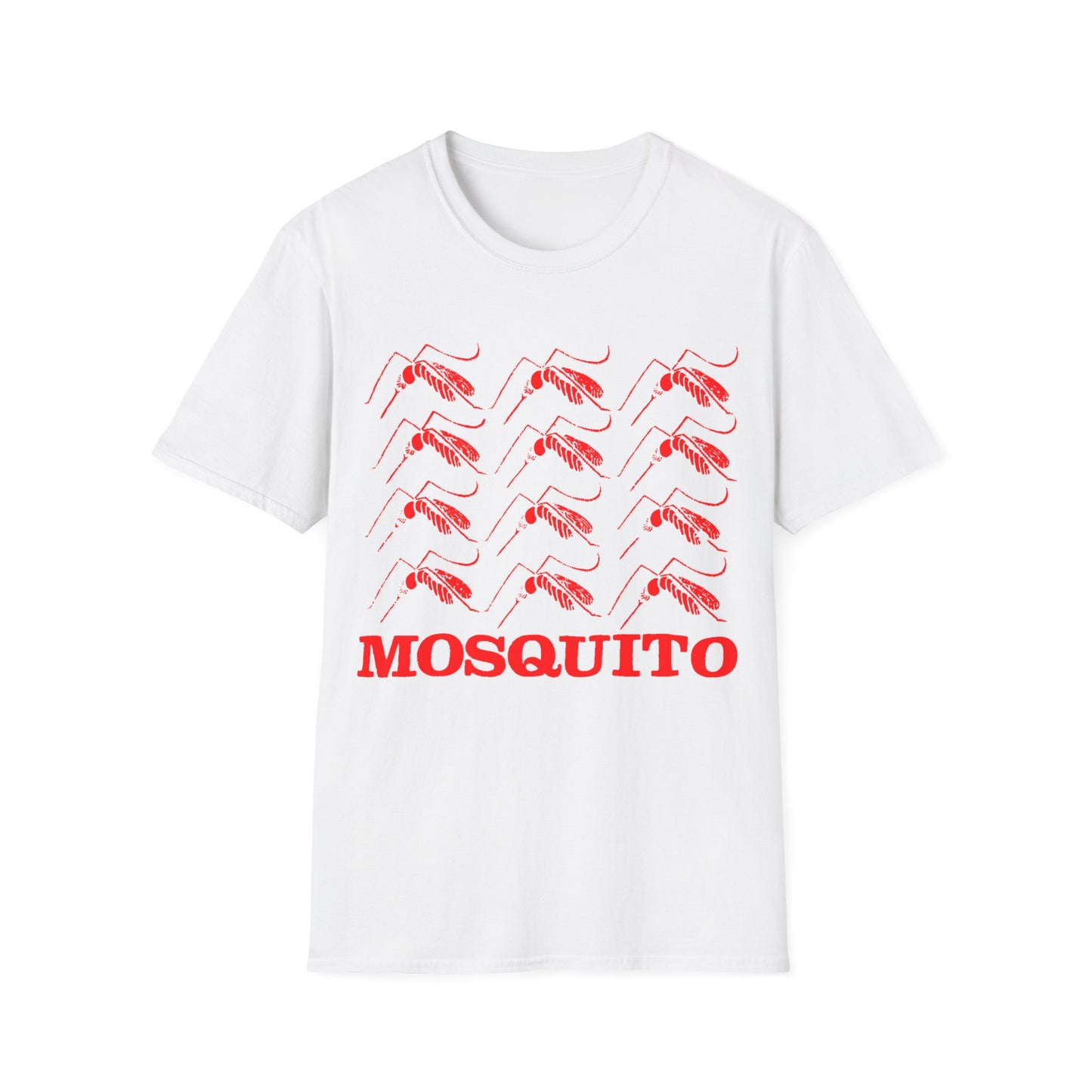 mosquito reproduction red design tshirt