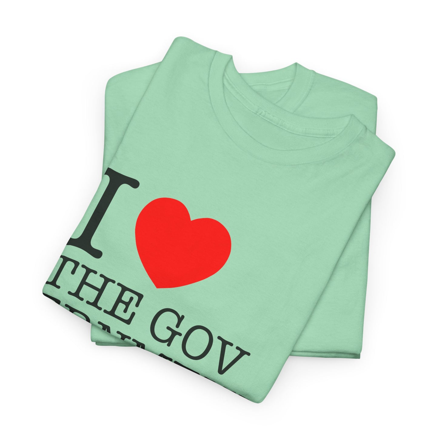 i heart the government tshirt