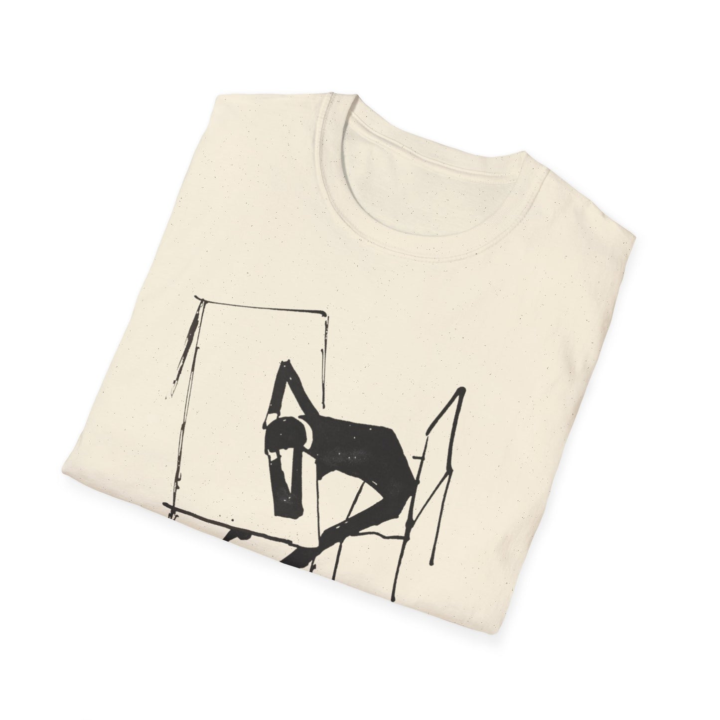 early 1900s sketch india ink on paper by franz kafka on a tshirt