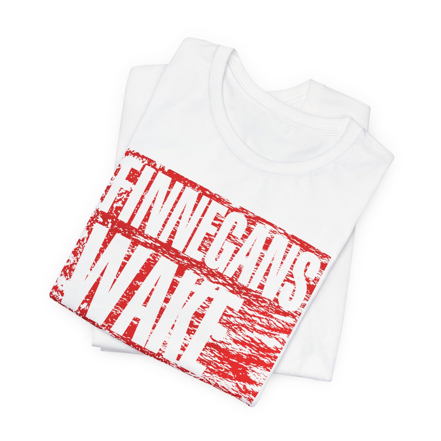 james joyce finnegans wake in red tshirt