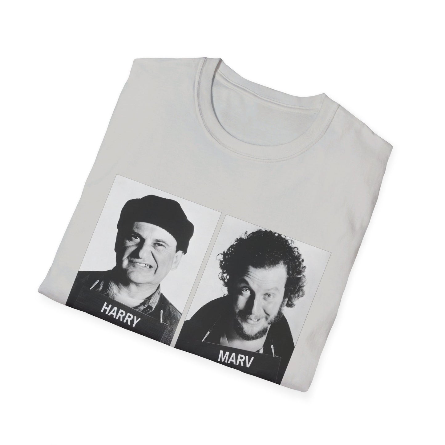 harry and marv wet bandits mugshot tshirt