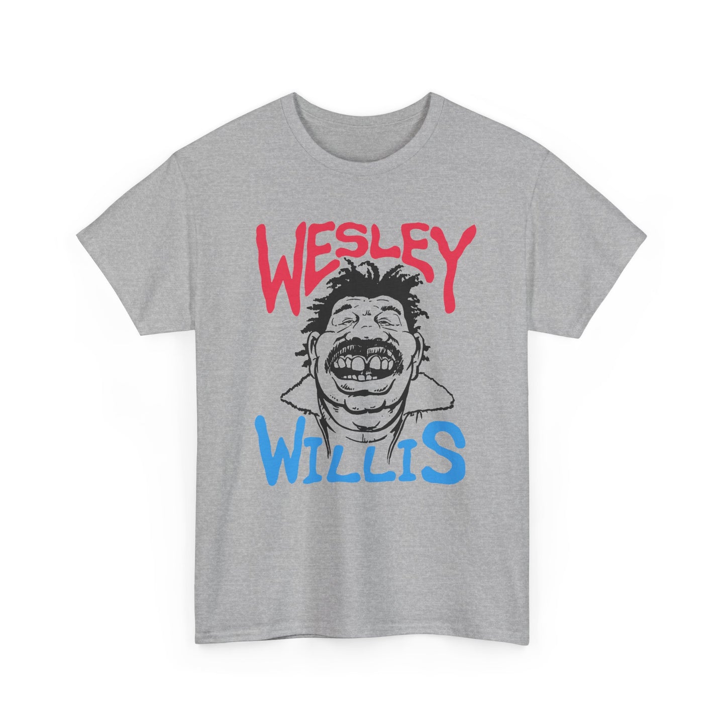 1996 wesley willis show poster custom reproduction tshirt