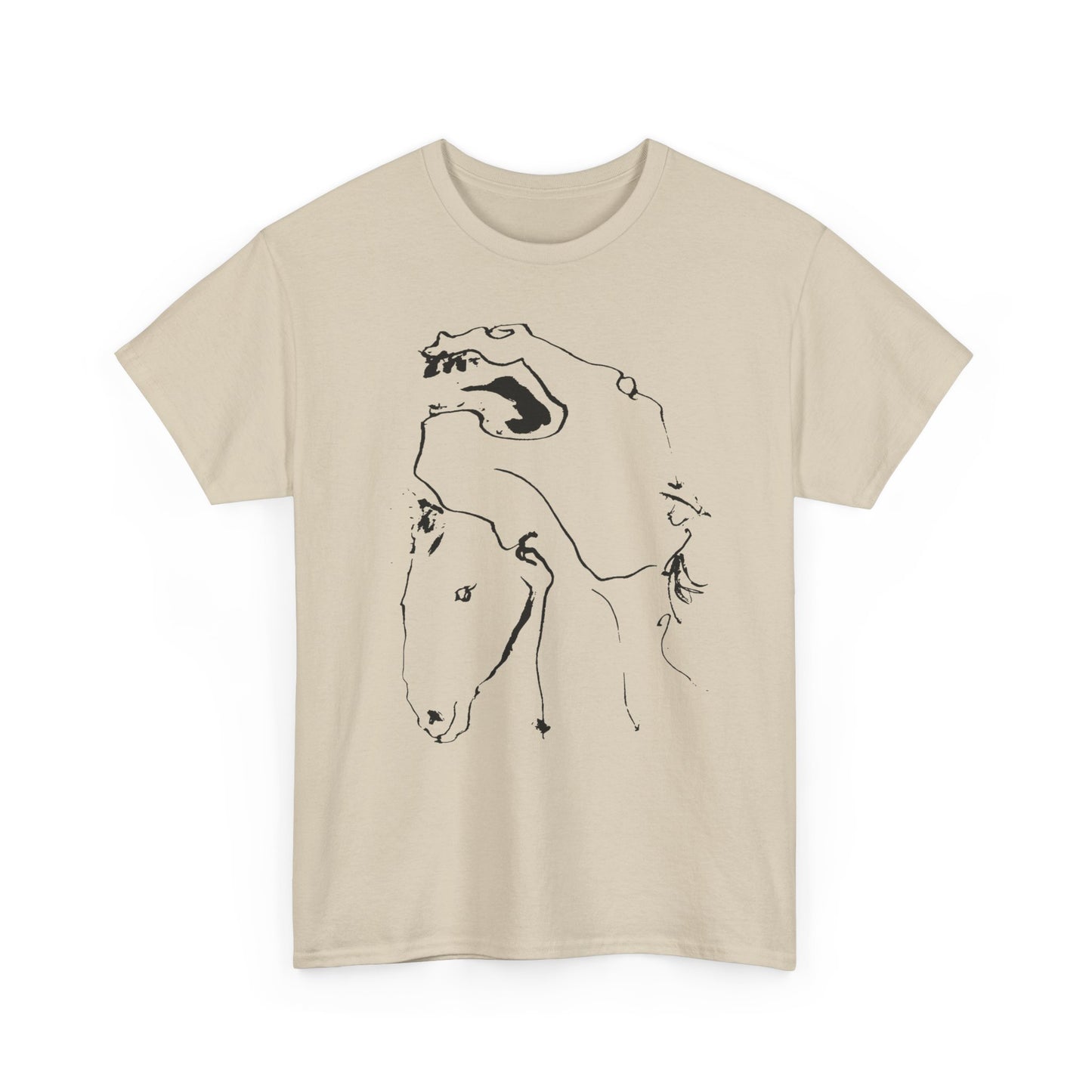 1961 horses lithograph by pablo ruiz picasso custom edit tshirt