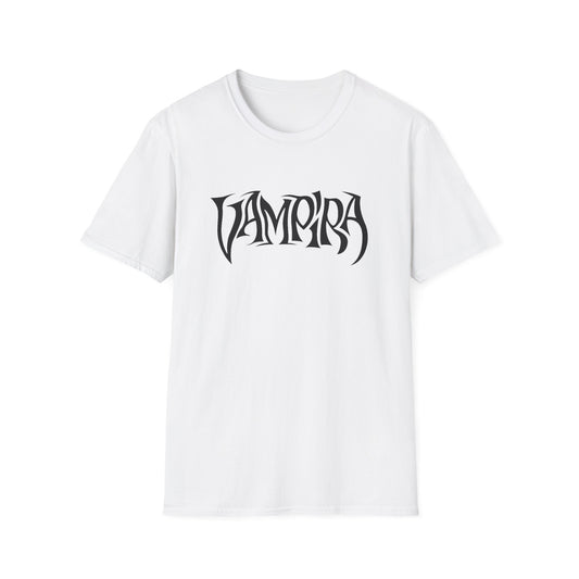 vampira from the vampira show logo tshirt