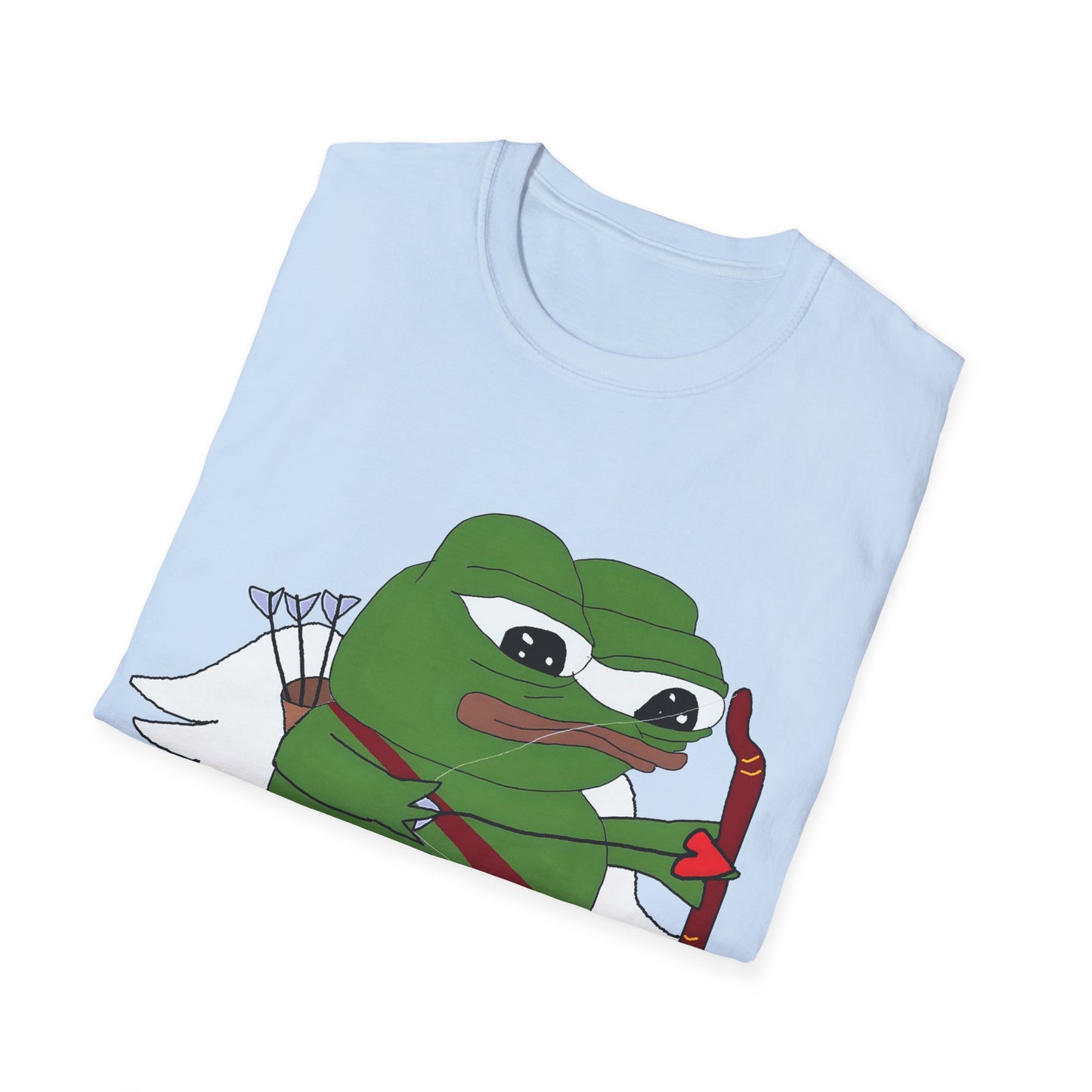 cupid pepe valentine's day tshirt