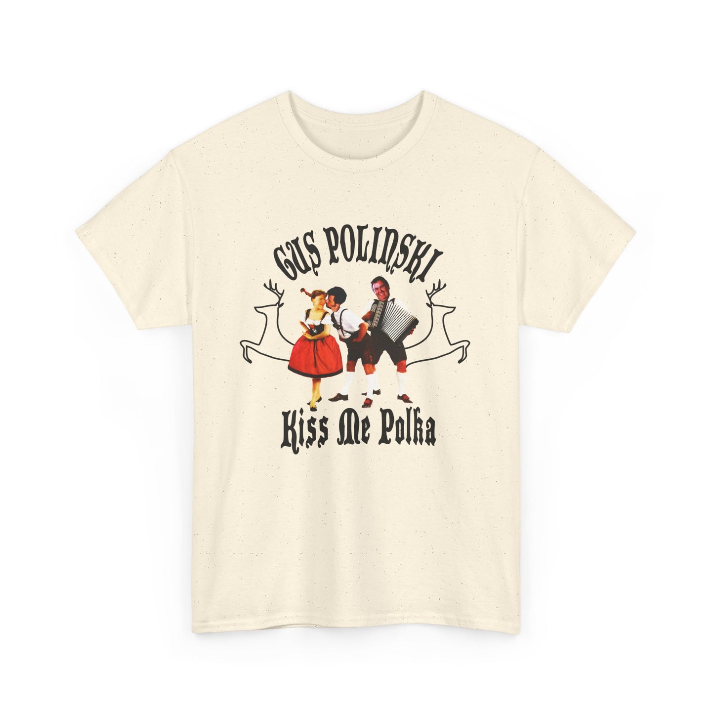 home alone gus polinski (john candy) poker king of the midwest parody album cover for kiss me polka tshirt