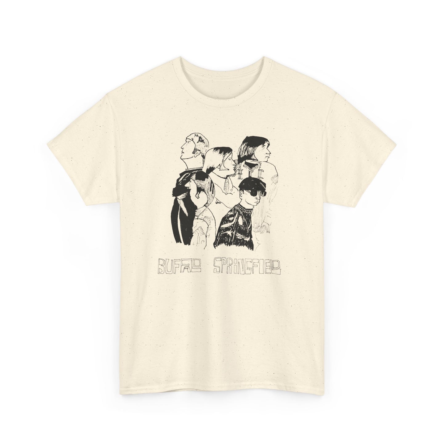 original drawing buffalo springfield fan art tshirt