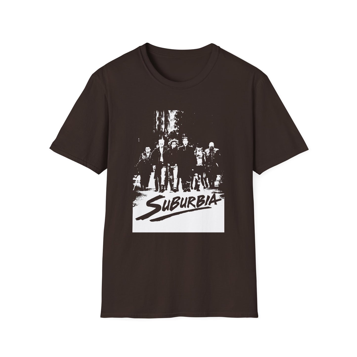 suburbia 1983 movie poster stencil style tshirt