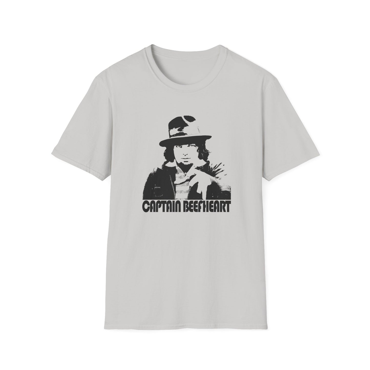 captain beefheart without the trout mask black stencil tshirt