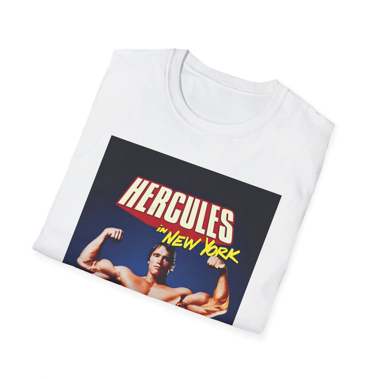 1970 hercules in new york schwarzenegger movie poster tshirt