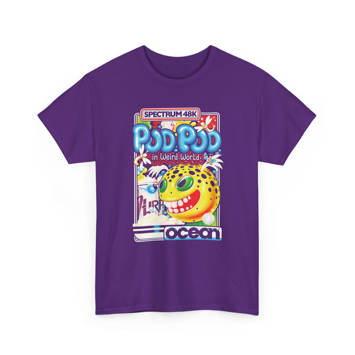1985 pud pud in weird world computer game tshirt