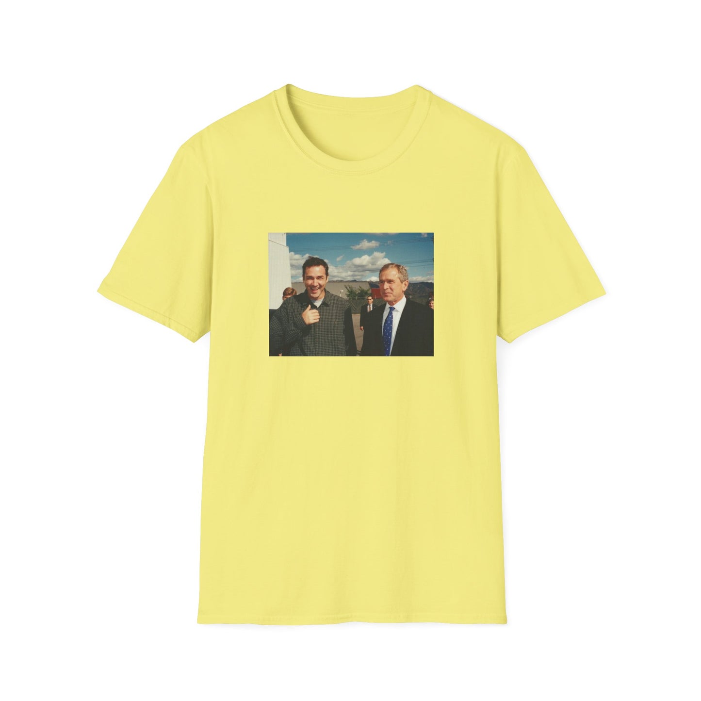 norm macdonald and george bush jr. tshirt