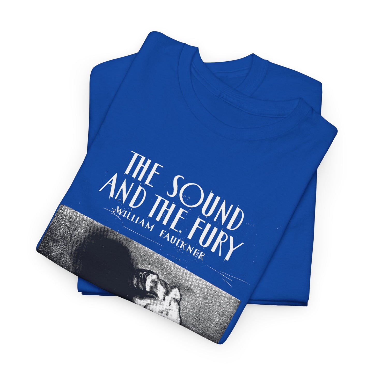 1929 the sound and the fury by william faulkner book cover edit tshirt