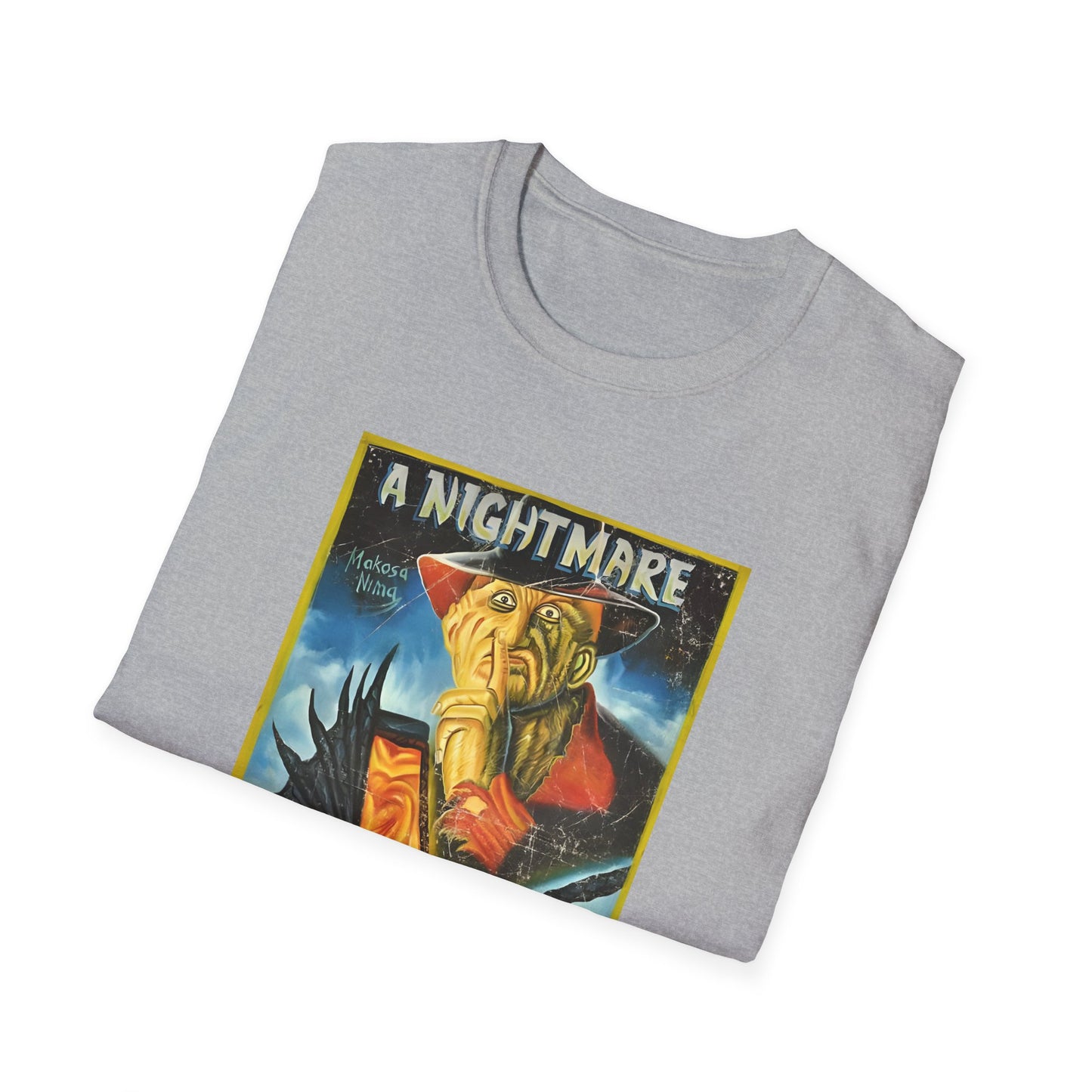 a nightmare on elm street 1984 ghanaian movie poster tshirt
