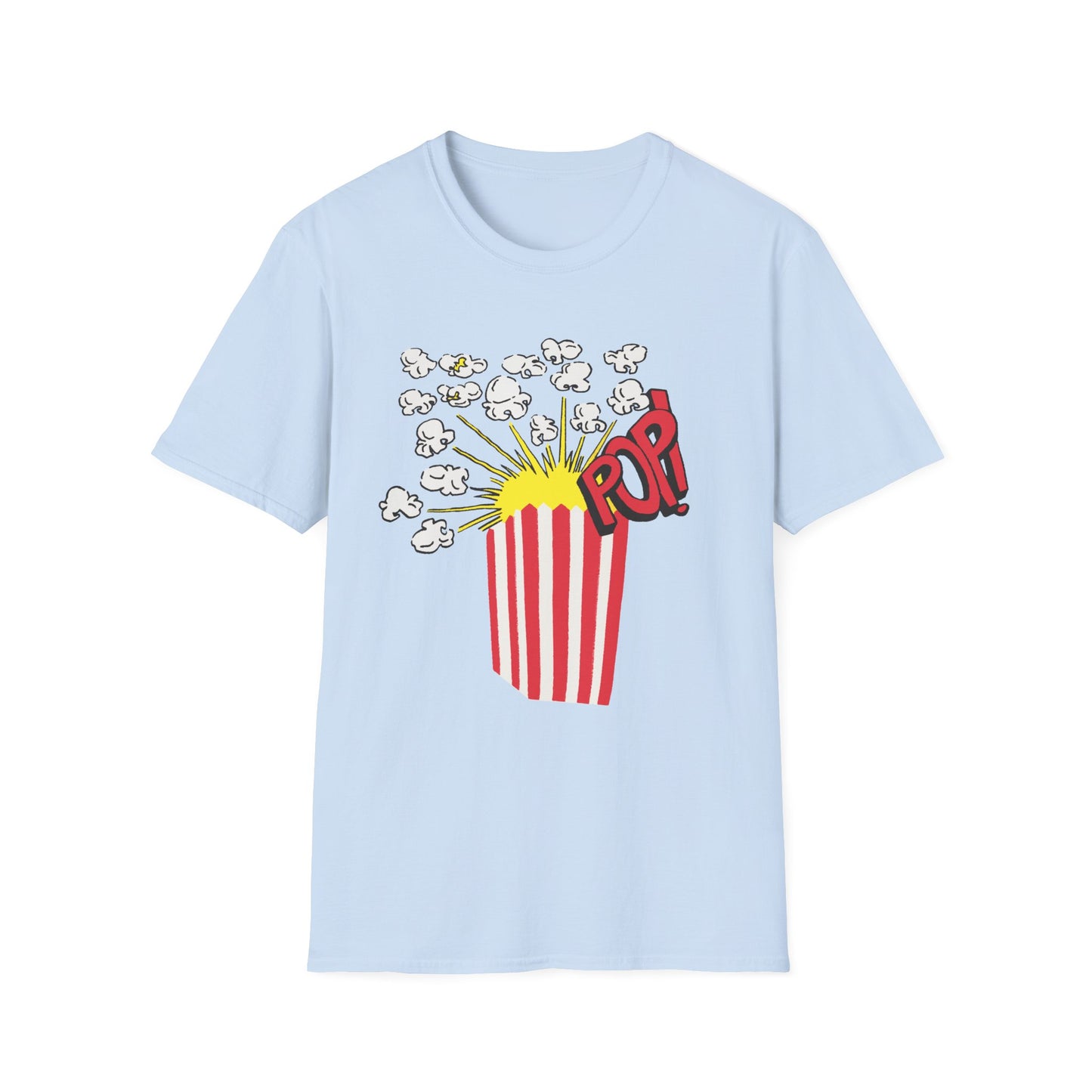 vintage 1980s popcorn image tshirt