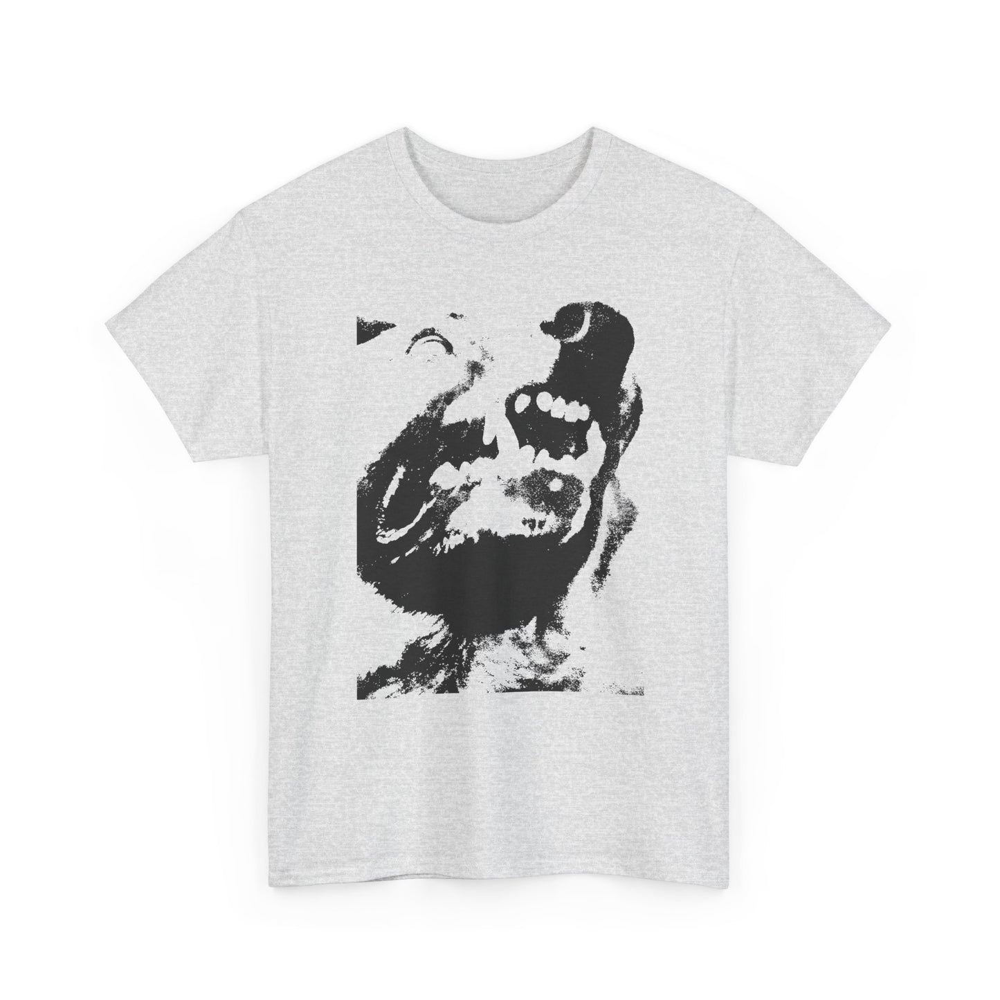 angry dog snarling tshirt