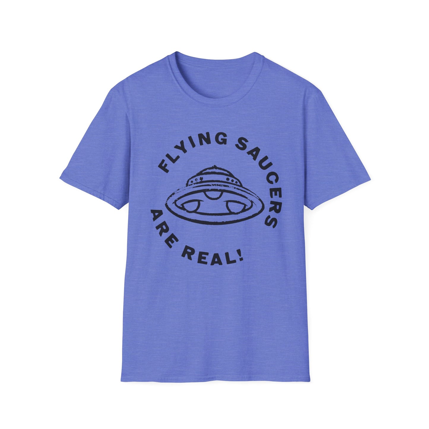 flying saucers are real! vintage style image tshirt