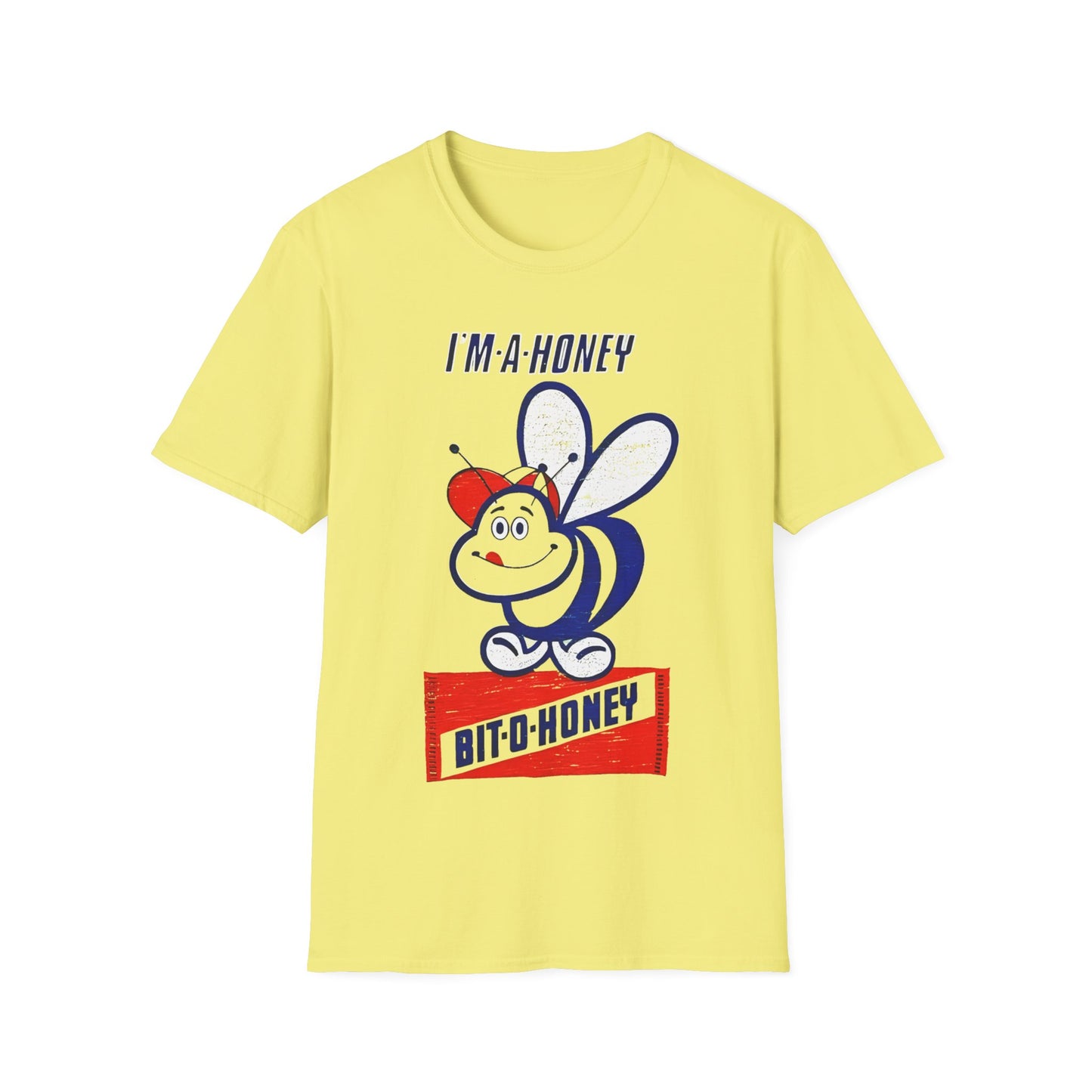 bit-o-honey "i'm a honey" vintage design candy bar tshirt