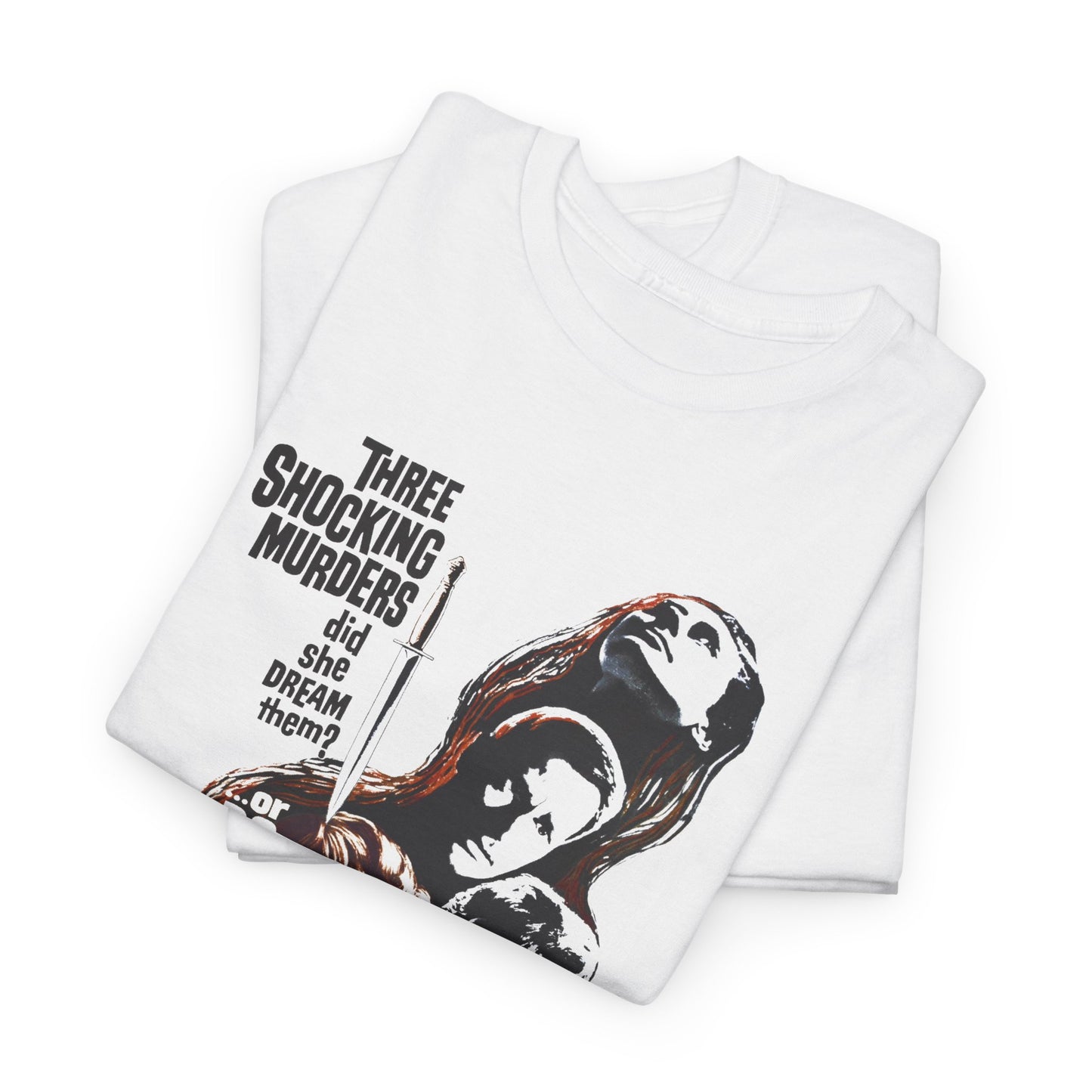 1964 hammer films psychological horror movie nightmare tshirt