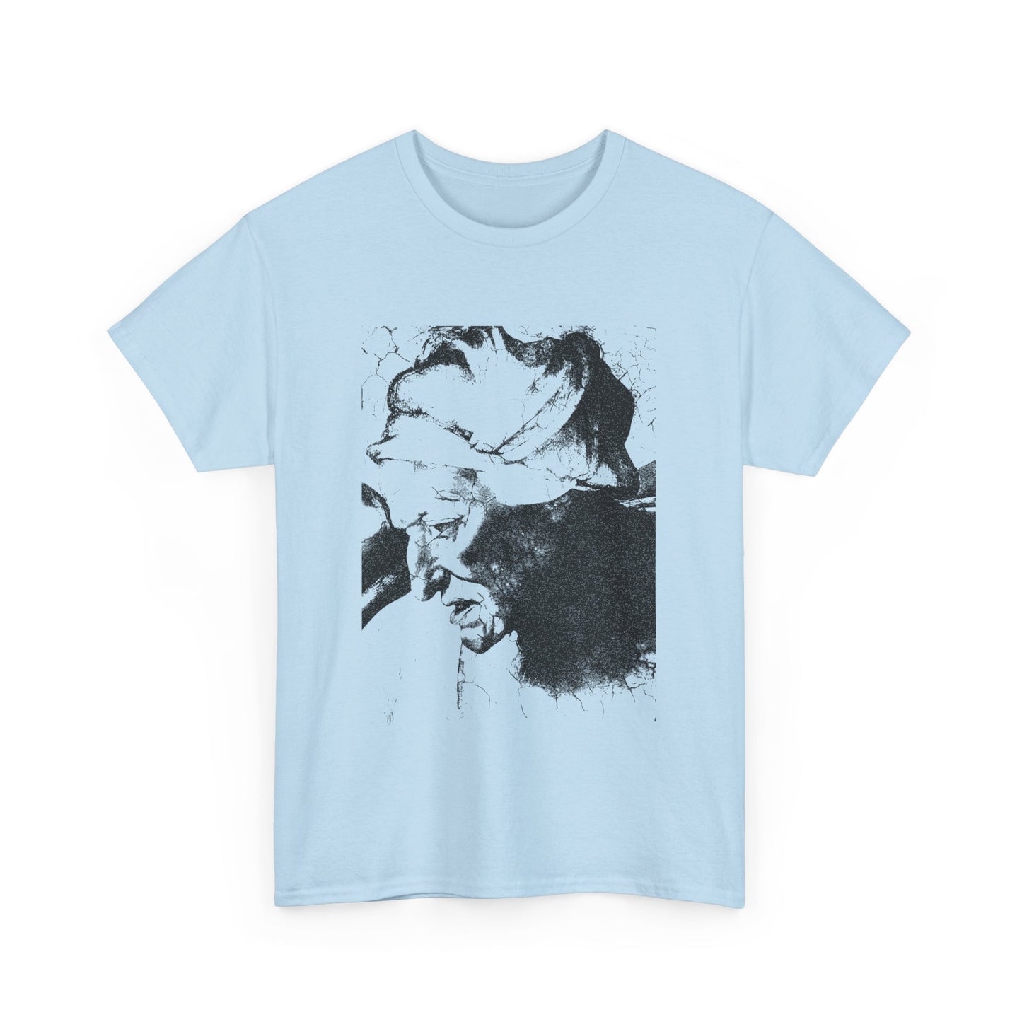 1510 sibilla cumana by buonarroti michelangelo close up of woman's face reproduction tshirt