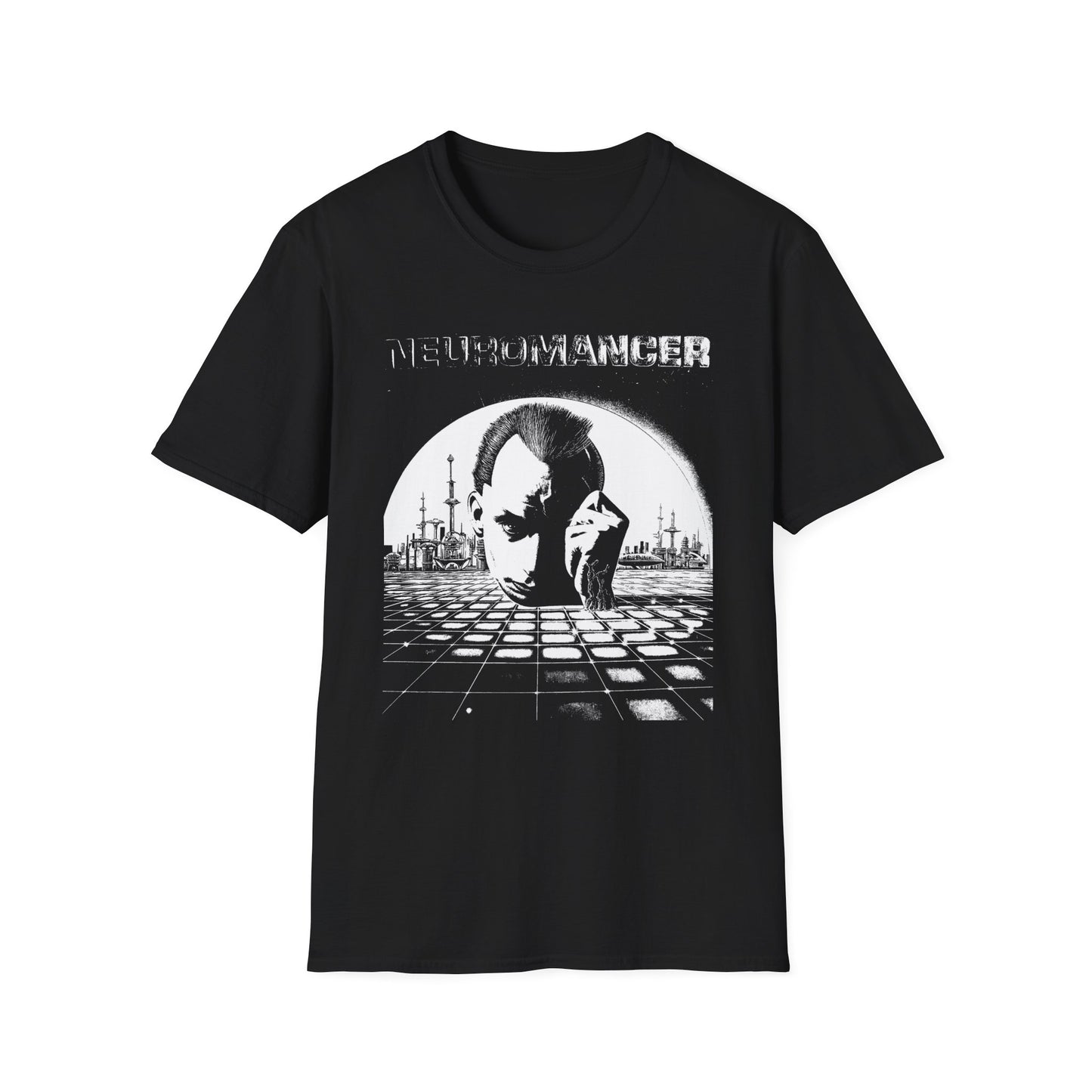 1984 book by william gibson neuromancer book cover tshirt