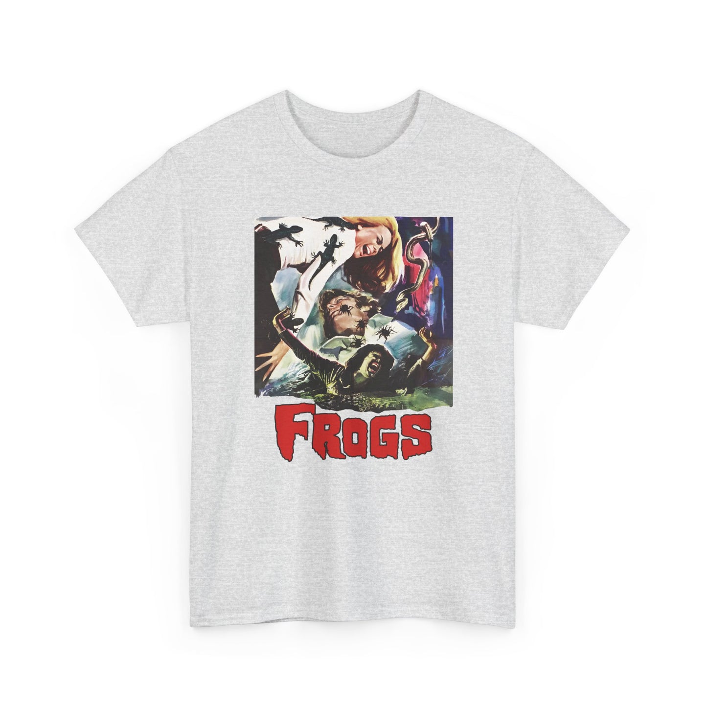 1972 eco horror movie frogs italian poster custom edit tshirt
