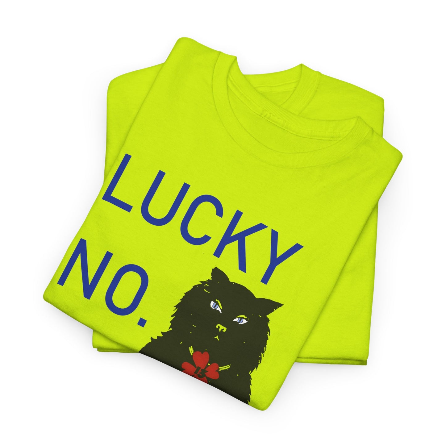 1976 qsl card lucky number 13 black cat custom reproduction tshirt