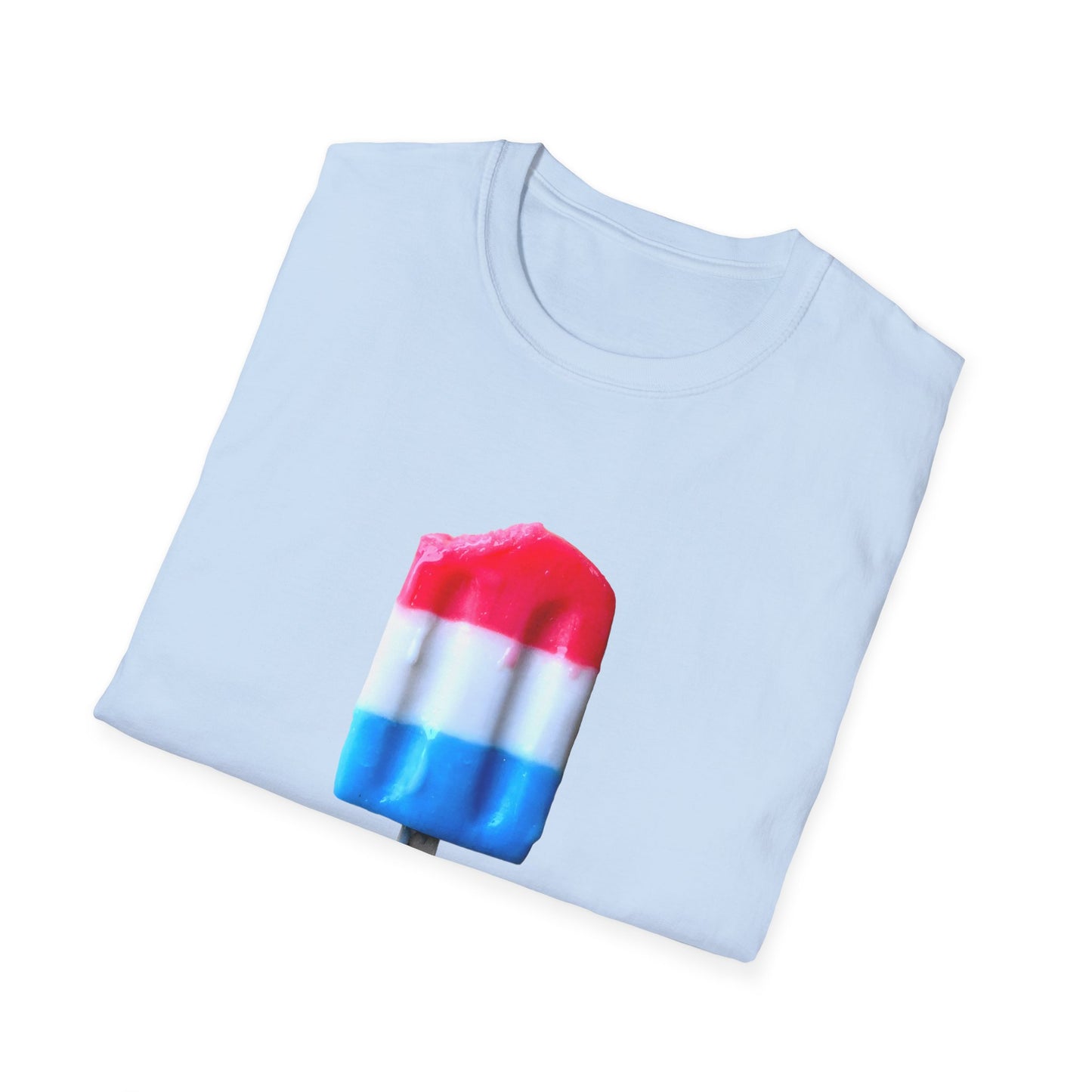 classic red white blue popsicle tshirt