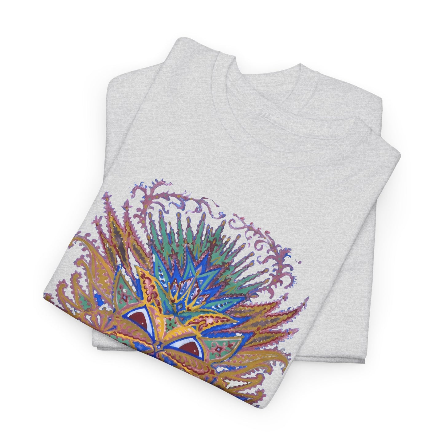 early 1900's louis wain anthropomorphized cat painting psychedelic cat design tshirt