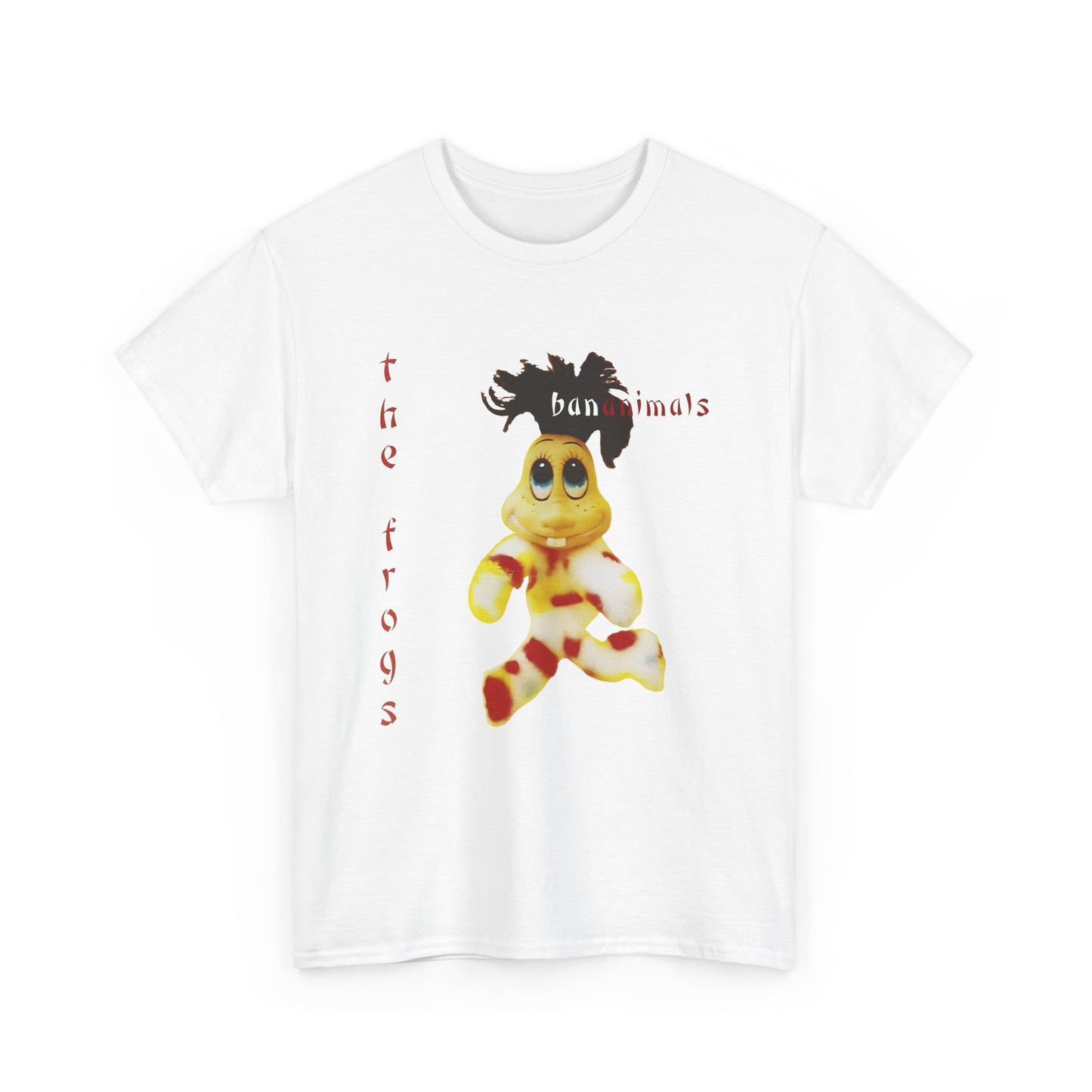 1999 bananimals by the frogs album cover tshirt