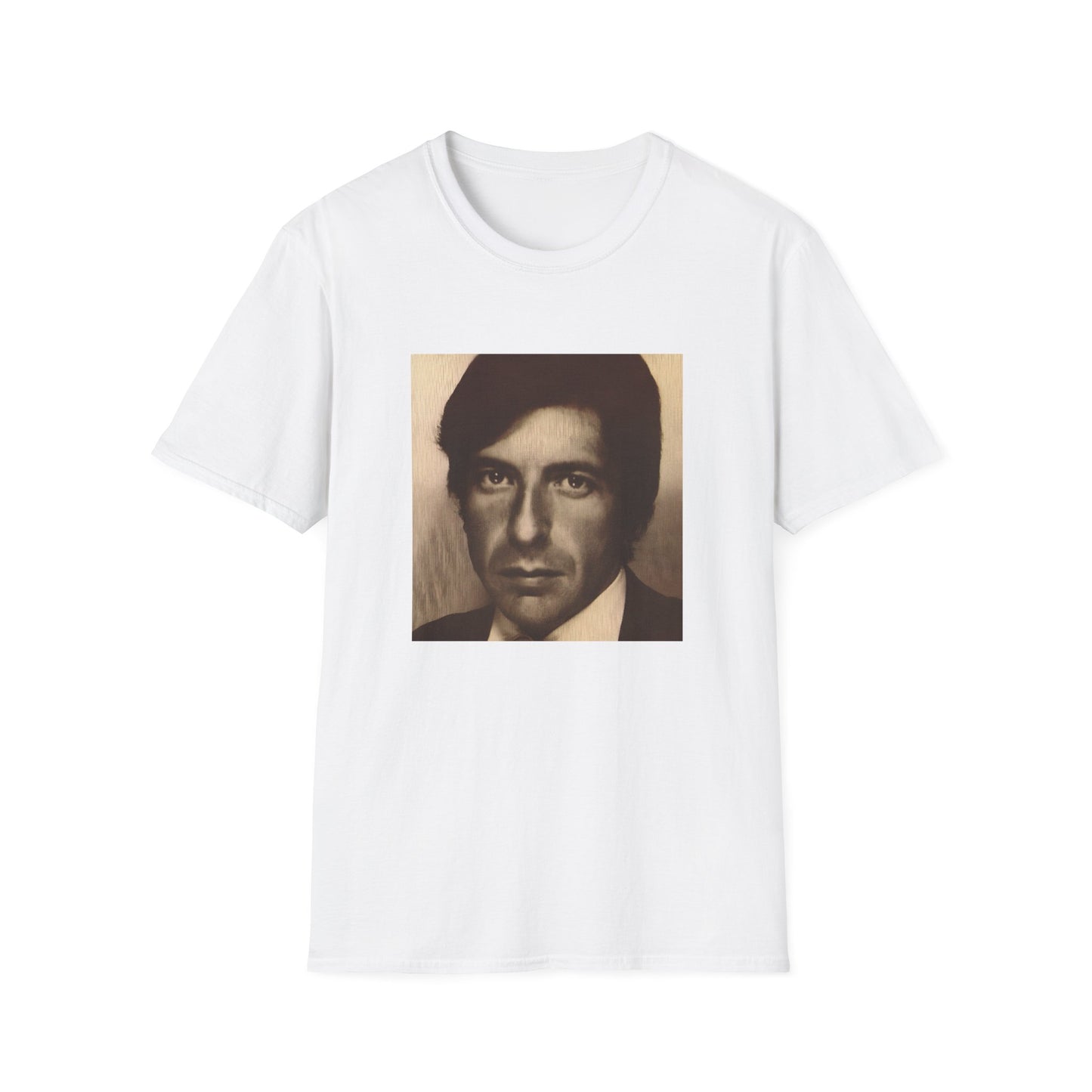 songs of leonard cohen 1968 album no lettering tshirt