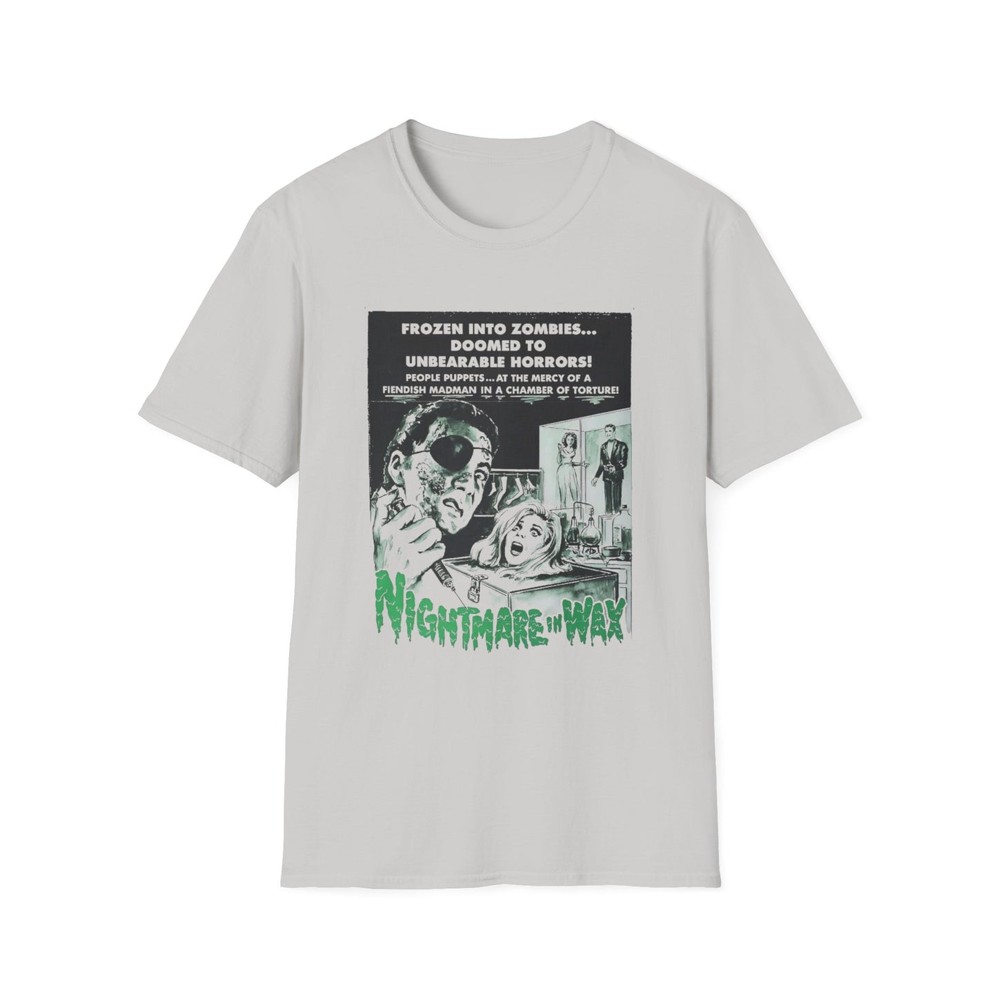 1969 nightmare in wax movie poster tshirt