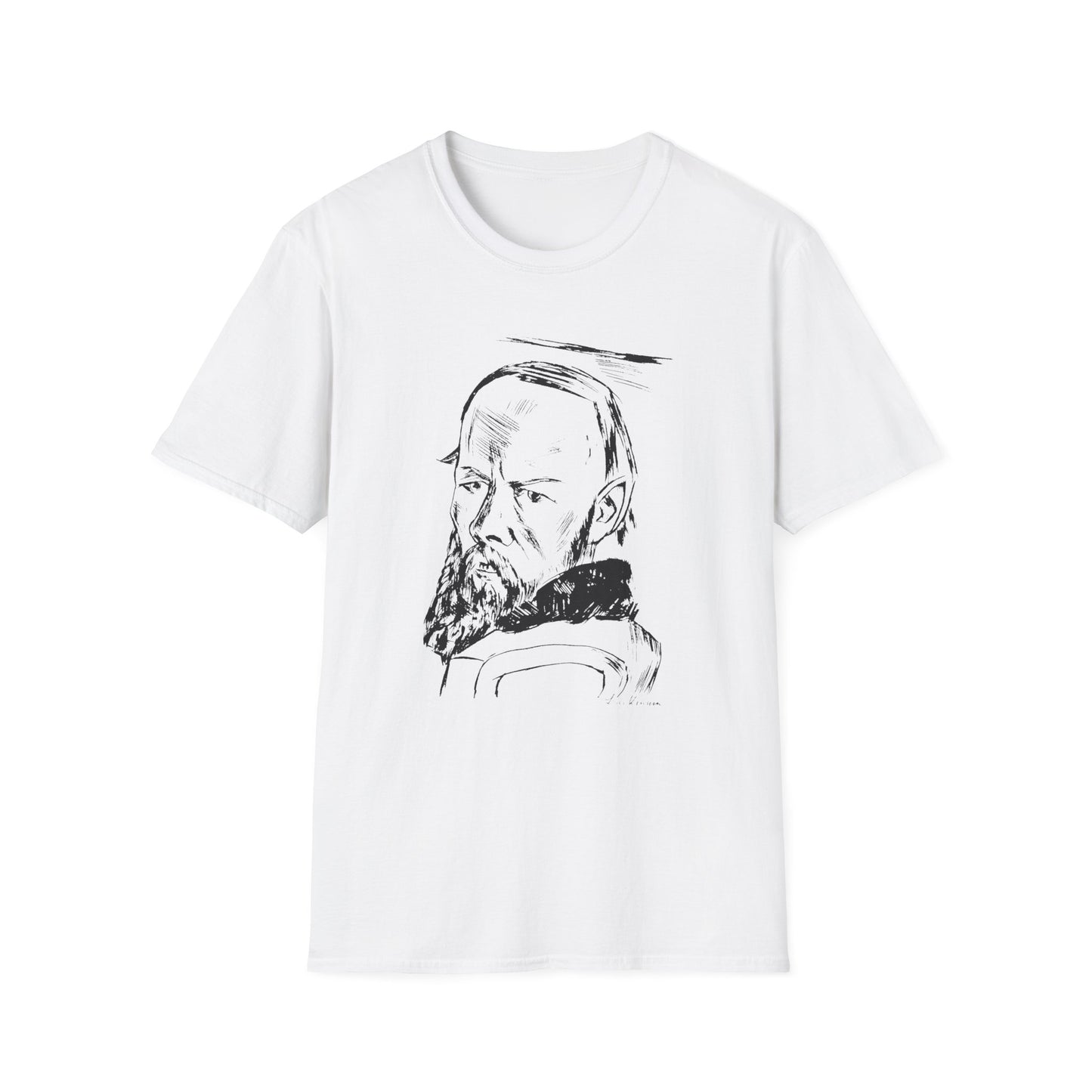 1921 max beckman etching portrait of dostoyevsky bildnis dostojewski tshirt